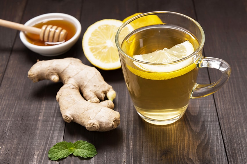 [picture of lemon ginger detox tea]