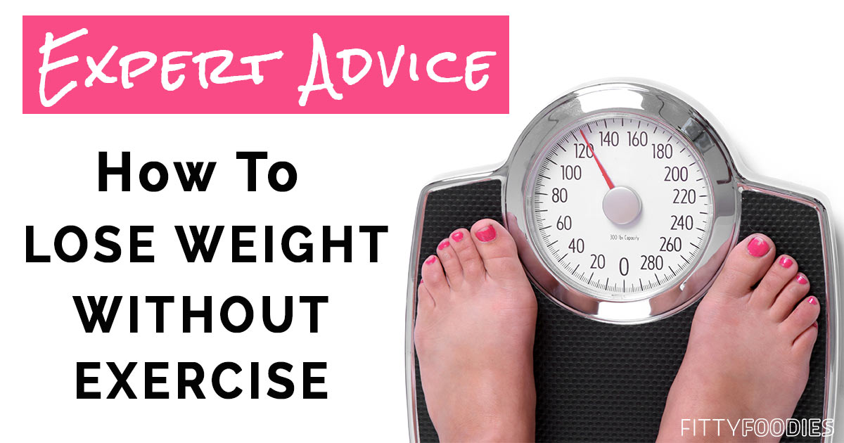 The image of how to lose weight without exercise